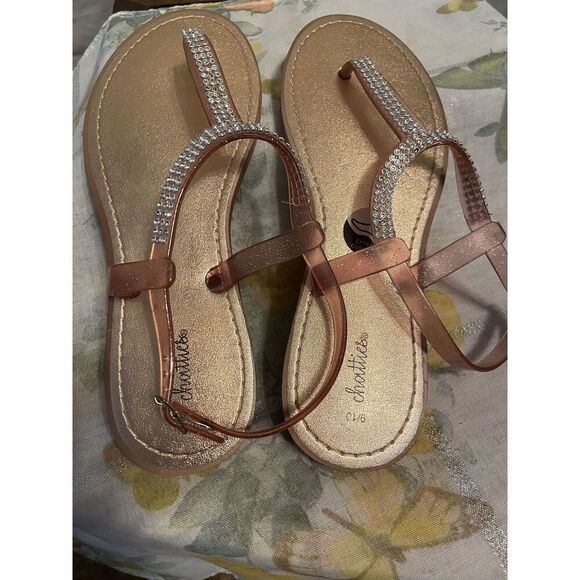 Chatties Shoes - Chatties Jeweled Jelly Sandles Size 9/10